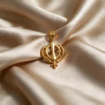 Men's Gold Khanda Pendant