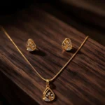 Teardrop Pendant and Stud Set