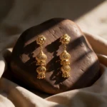 Triple Tier Jhumka Earrings